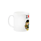 Toto La RucheのI ♥ Calorie Mug :left side of the handle