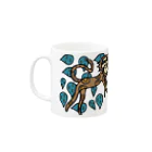 e↑LOGICのmonkey マグカップ Mug :left side of the handle