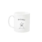 UNISTORE2の左利き用。働いてるフリ晴れろさん Mug :left side of the handle