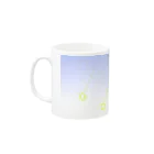 つめくさカップ店の流れ星 Mug :left side of the handle