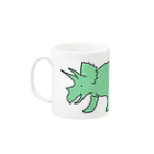 Kamochiのトリケラトプス Mug :left side of the handle