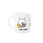 chococo_yuruusagiのゆるうさぎ 3コマおうち時間 Mug :left side of the handle