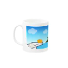 ○Sのほっきょく Mug :left side of the handle