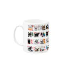 アート宇都宮(ARTUTSUNOMIYA)の7★Frenchbulldogfamily★ Mug :left side of the handle