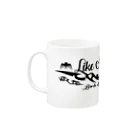 Ray's Spirit　レイズスピリットのLike Attracts Like（BLACK） Mug :left side of the handle