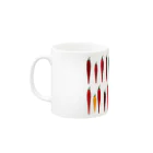 MINOMUSHI SHOPのとうがらし集合 Mug :left side of the handle