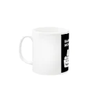 ラビもちFactoryのラビもち　ペタペタ Mug :left side of the handle