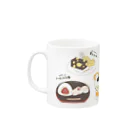 きらきらレオパふれんずの和菓子処 れおぱあ堂 Mug :left side of the handle