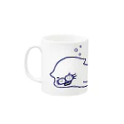 TAMAPEのしらたまねこおねむー Mug :left side of the handle