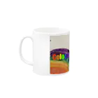 Colorpal Yukiharu CH Official Shop.のカラパルチャンネル　ヘッダーイラスト Mug :left side of the handle