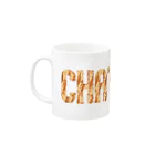 SHOP W　SUZURI店のCHATORA マグカップ Mug :left side of the handle