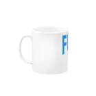 JIMOTOE Wear Local Japanの福岡市 FUKUOKA CITY Mug :left side of the handle