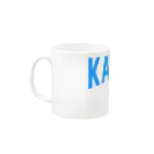 JIMOTOE Wear Local Japanの川崎市 KAWASAKI CITY Mug :left side of the handle