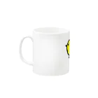 チワワ&ポメラニアンのおうちのヒヨコの親子 Mug :left side of the handle