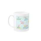 すずきいときちのうきうきわプール  Mug :left side of the handle