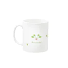 ハシビロ☆SHOPのクローバー☆ハシビロコウ Mug :left side of the handle