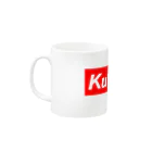 KUTJUDOのBOXLOG01a(Kutjudoteam) Mug :left side of the handle