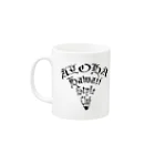 ハワイスタイルクラブのAloha Popper （両面プリント） Mug :left side of the handle