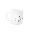 ねこのヤニを吸うねこ（文字なし） Mug :left side of the handle