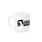 JAWS SONIC & MIDNIGHT JAWS 2020 グッズ販売のJAWS SONIC & MIDNIGHT JAWS 2020 ダブルロゴ Mug :left side of the handle