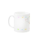 *॰⋆ Milky Way *॰⋆のシャボン玉マグカップ(しろこver.) Mug :left side of the handle