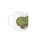 ぐちつぼのマリモ マグカップ Mug :left side of the handle