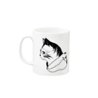 Tぬの店のおしゃネコたちのまぐ Mug :left side of the handle