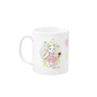 紅月　陽のぽちゃねこ＆ぷりねこ Mug :left side of the handle