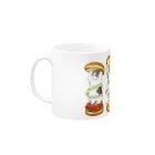 mofusandのにゃんこバーガー Mug :left side of the handle