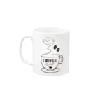 smilemiのCOFFEE CAT 2 湯気猫 マグカップの取っ手の左面