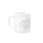 ミウラとみやこ🐱FIP闘病中の寵愛のお姫さま Mug :left side of the handle