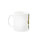 manaのドット絵風うさぎ「LOVE」 Mug :left side of the handle