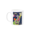 ニャップル星人(Alien Nyaple)のKKコラボ Mug :left side of the handle