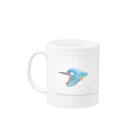 DOTEKKOの-KAWASEMI No.3- Bird call Mug :left side of the handle
