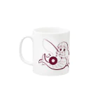 ギャース飯店の人魚ちゃん柄B Mug :left side of the handle