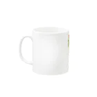 ShoshiAのディンプルアート『落ち葉』のマグカップ Mug :left side of the handle