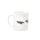 mezuriの滑りペンギンマグカップ Mug :left side of the handle