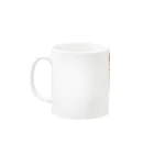 decoppaのヤギ笑い Mug :left side of the handle
