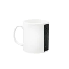 YUZAUWEMONの深夜『アスファルト』 Mug :left side of the handle