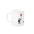 ばずの4人の人 Mug :left side of the handle