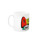 関あつしSHOPのあれなんじゃアメコミ風カラー Mug :left side of the handle