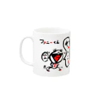 Mother Catのファニーくん Mug :left side of the handle