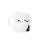 粉ゼラチンの午後3時のねこ Mug :left side of the handle