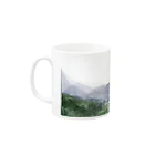 一路のぴーすおぶけいく Mug :left side of the handle