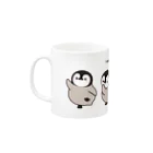 DECORのほのぼの子ペンギン　うきうきver. Mug :left side of the handle