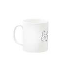 ゆ。の何も考えていないうさぎたち Mug :left side of the handle