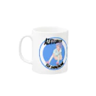 アカプロ物販部･suzuri店のあざと可愛いねこ娘･東雲ゆいA Mug :left side of the handle