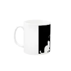 eimusのeimusグッズ（黒） Mug :left side of the handle