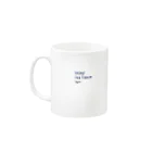 きょこぴよ物販のTHANKSきょこファミリー記念マグ Mug :left side of the handle