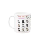 GRADUCAのPixelArt ニャンズチャン Mug :left side of the handle